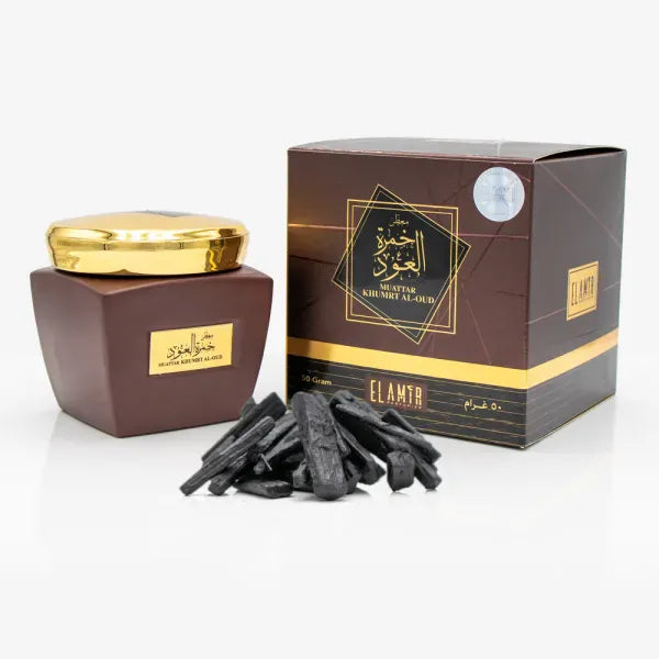 Bakhour Khamrat El Oud – Encens au oud intense El Amir parfumier Pour la Maison 5407009676871 Librairie Musulmane Al-imen