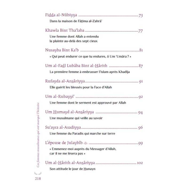 Livre Ces Femmes Musulmanes Qui Ont Marque L Histoire Par Um Isra ... de Um Isrâ’ Bayyûmî