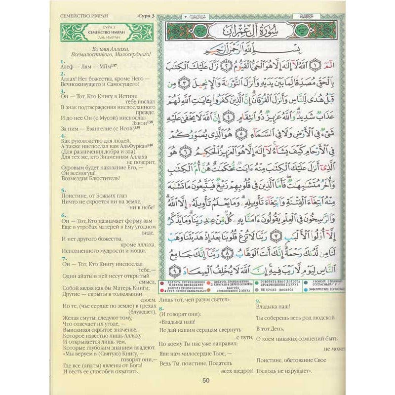 Coran Coran Al Tajwid Avec Traduction Des Sens En Francais Avec In...