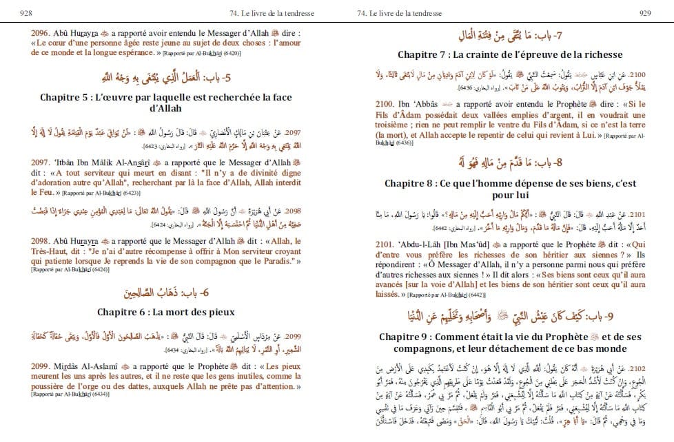 Livre Labrege Du Sahih Al Bukhari At Tajrid As Sarih Sahih Al Bouk... de Imam al-Bukhari