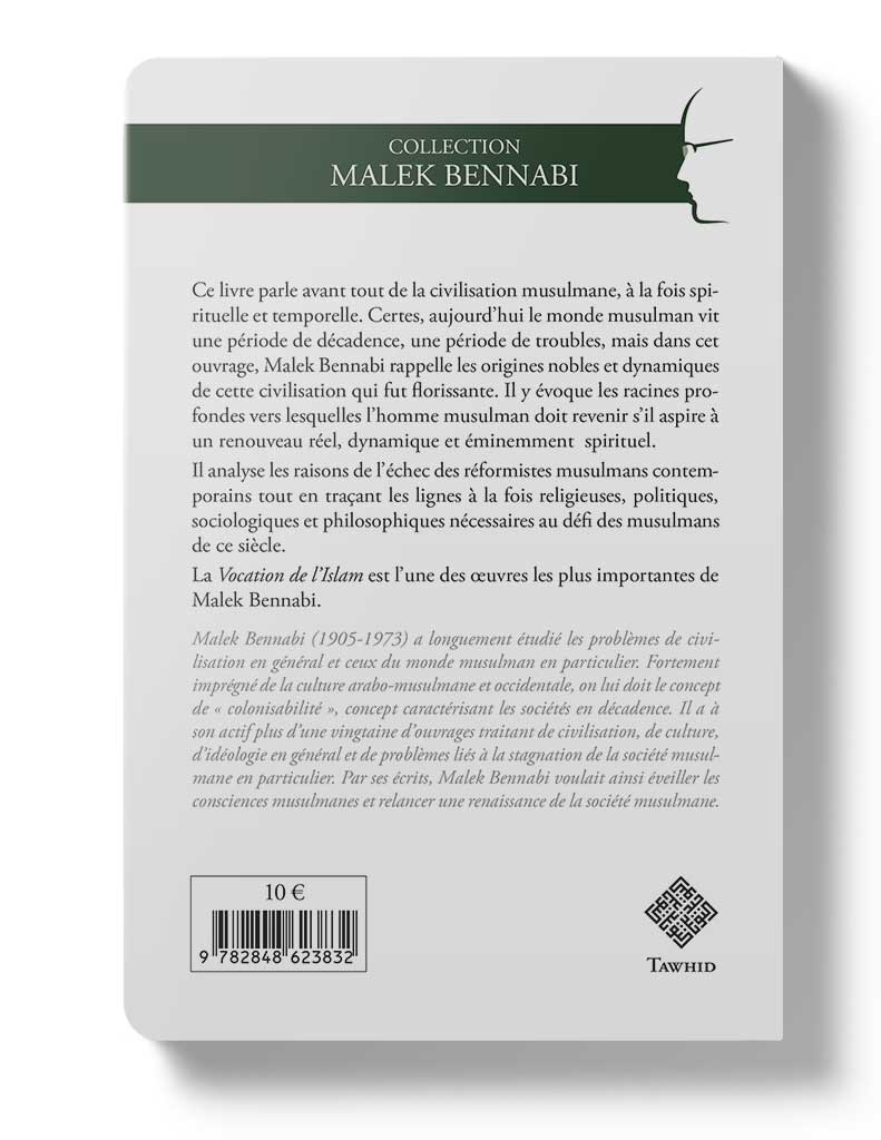 La vocation de l'islam - Éditions Tawhid Tawhid Livre > Islam > Essai 9782848623832 Librairie Musulmane Al-imen