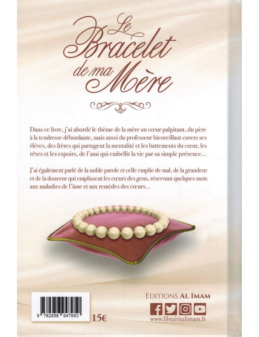 Le bracelet de ma mère - Al-Fayjî - al imam - Éditions Al Imam Al imam Livre Islam Femme 9782956947950 Librairie Musulmane Al-imen