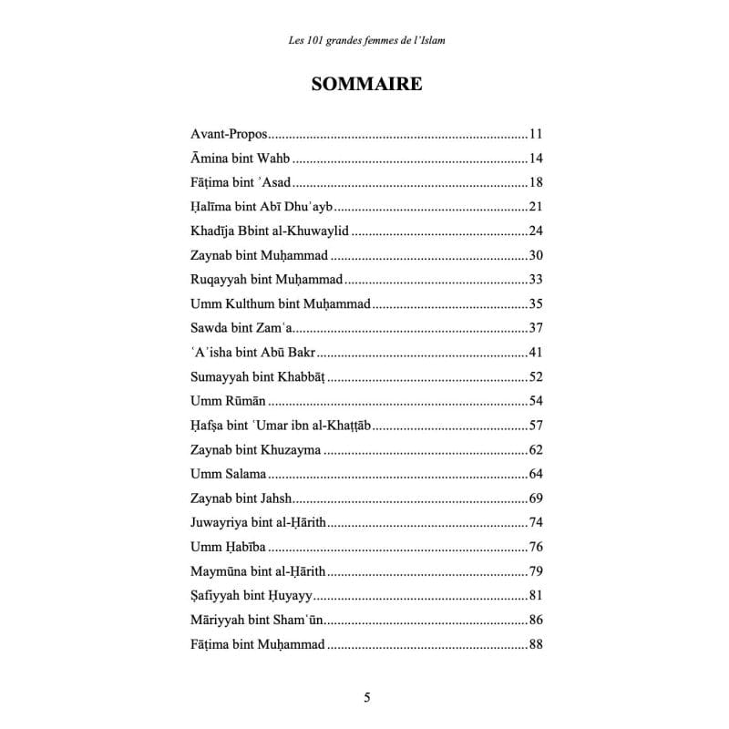 Les 101 grandes femmes de l’Islam Sarrazins Livre Islam Femme 9782493867186 Librairie Musulmane Al-imen