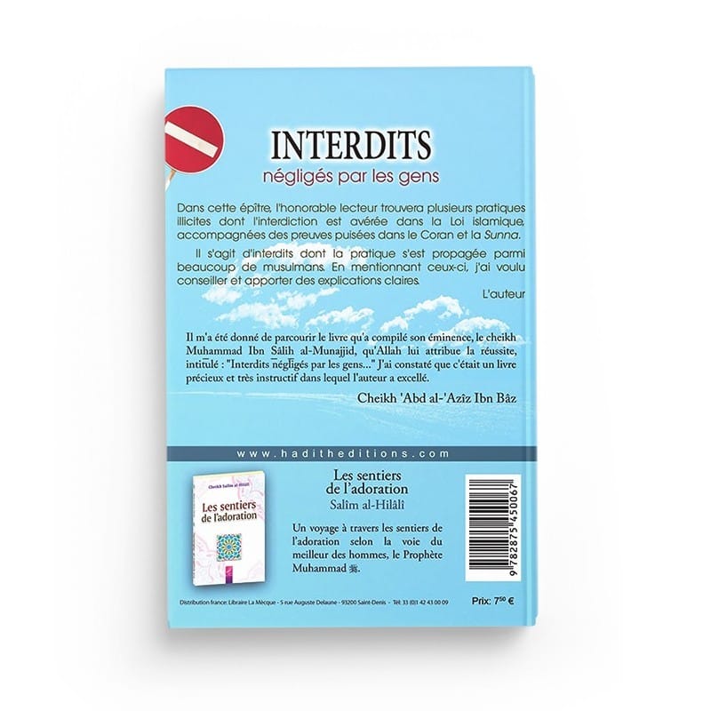 Les interdits négligés par les gens - Muhammad Sâlih al-Munajjid - Editions Al hadith - éditions Al-Hadîth Al-Hadîth Livre > Islam > Foi et Spiritualité 9782875450067 Librairie Musulmane Al-imen