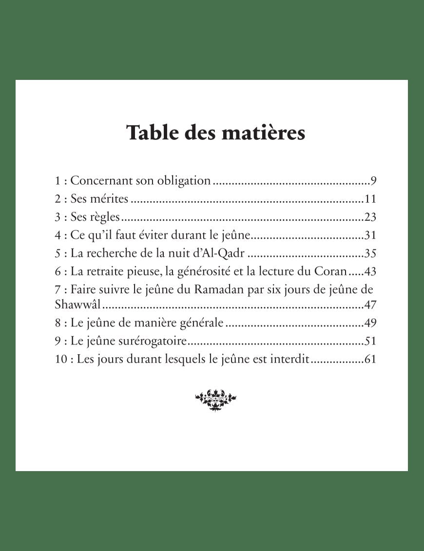 Les sagesses du Jeûne (Sawm) l'Imâm Al-Izz Ibn Abd As-Salâm - Al Bayyinah Al-Bayyinah Livre > Islam > Ramadan 9782919455416 Librairie Musulmane Al-imen