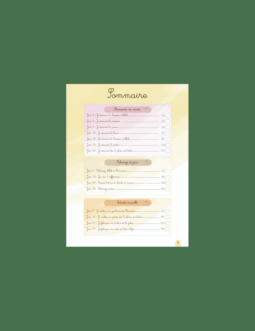 « Mon tout premier cahier d'activités Montessori du Ramadan avec Bébé Ali - 2-5 an » – vue 3