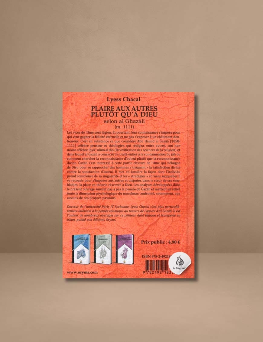 Plaire aux autres plutôt qu'à Dieu - Tome 3 (Nouvelle Édition) - Spiritualité Musulmane - Lyess Chacal - Éditions Oryms Oryms Livre > Islam 9782492183027 Librairie Musulmane Al-imen