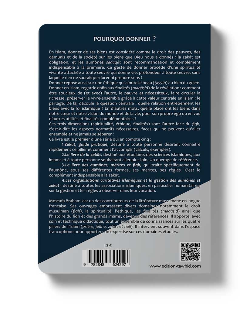 Pourquoi donner? - Éditions Tawhid Tawhid Livre > Islam > Ramadan 9782848624297 Librairie Musulmane Al-imen
