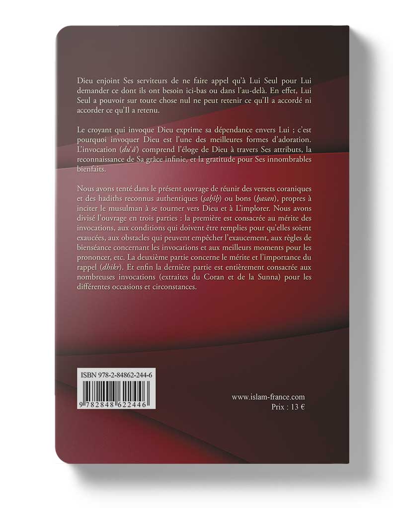 Rappel et invocations - Éditions Tawhid Tawhid Livres > Islam > Invocations (Dou'as) 9782848622446 Librairie Musulmane Al-imen
