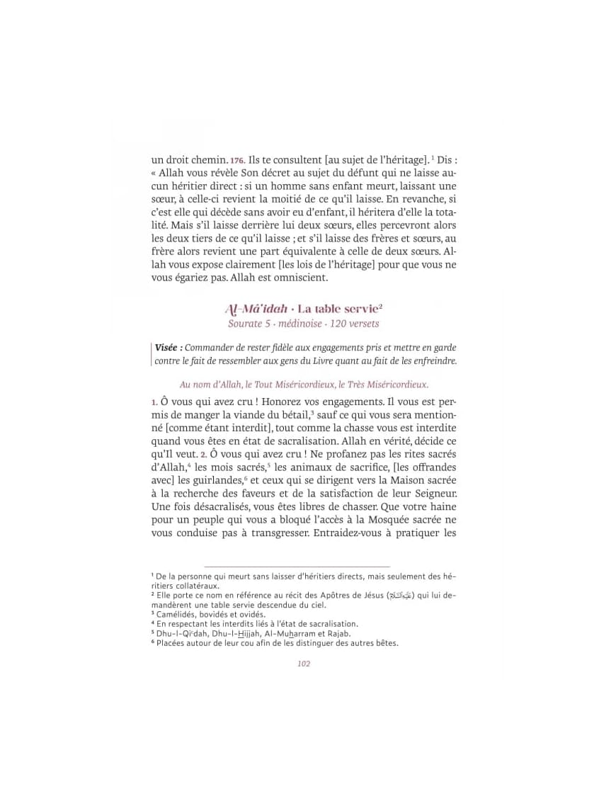 Mon Coran en français expliqué, tafsir - couleur blanc - Al Imam - Librairie Musulmane Al-imen