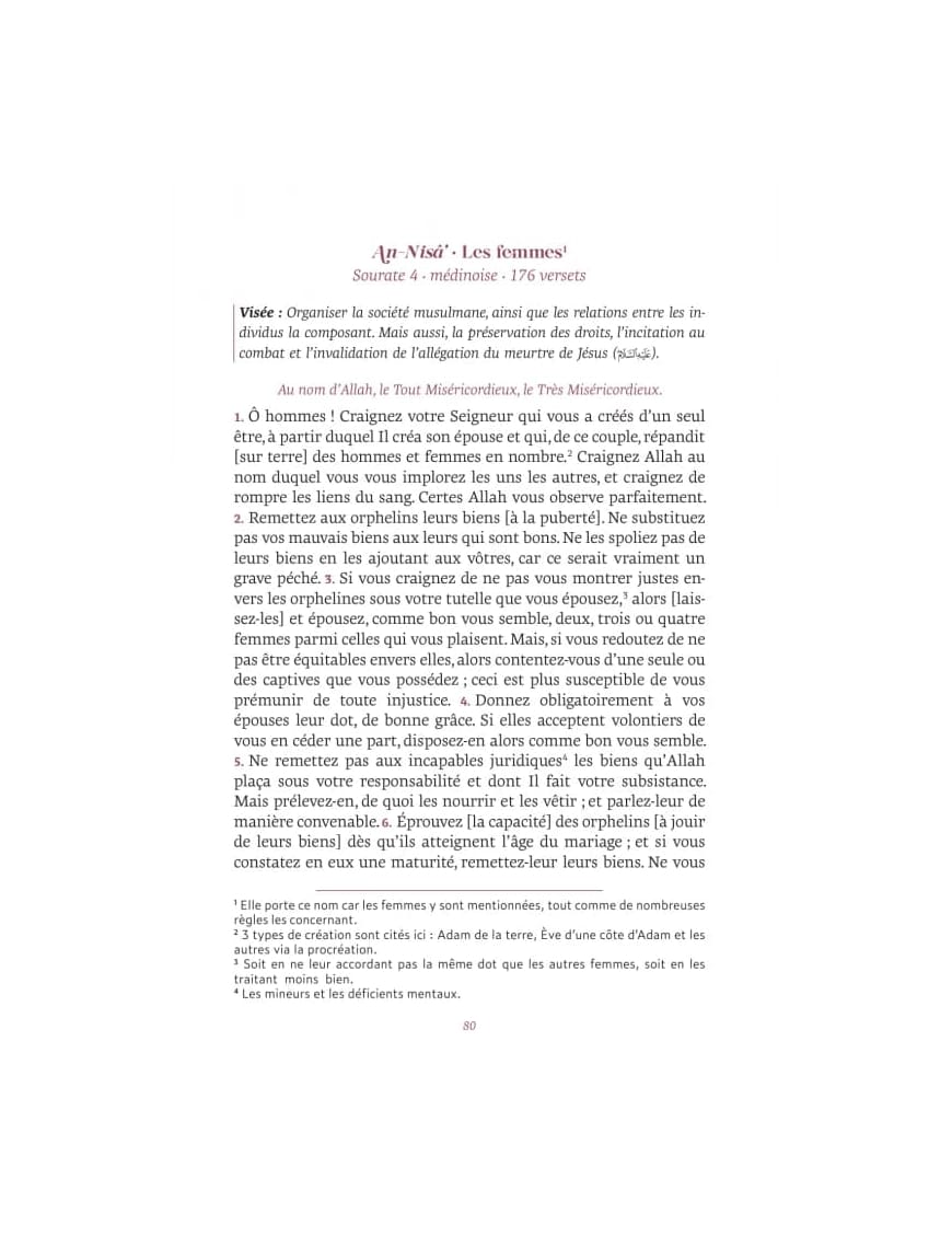 Mon Coran en français expliqué, tafsir - couleur blanc - Al Imam - Librairie Musulmane Al-imen