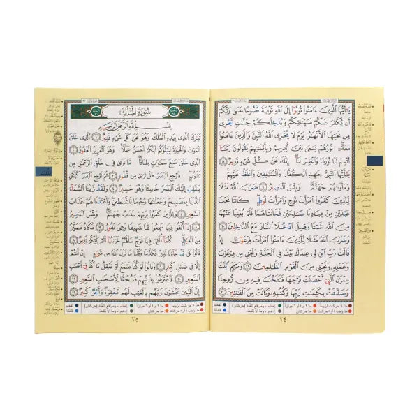 Koran Al-Tajwid ('Amma + Tabâraka + Qad Sami'a)