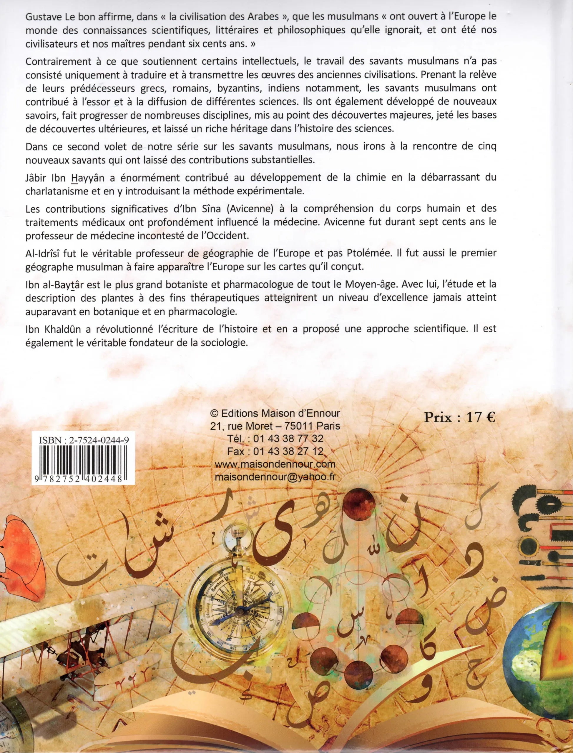 Verso : À la découverte des savants musulmans (Tome 2) d'Abderrazak Mahri