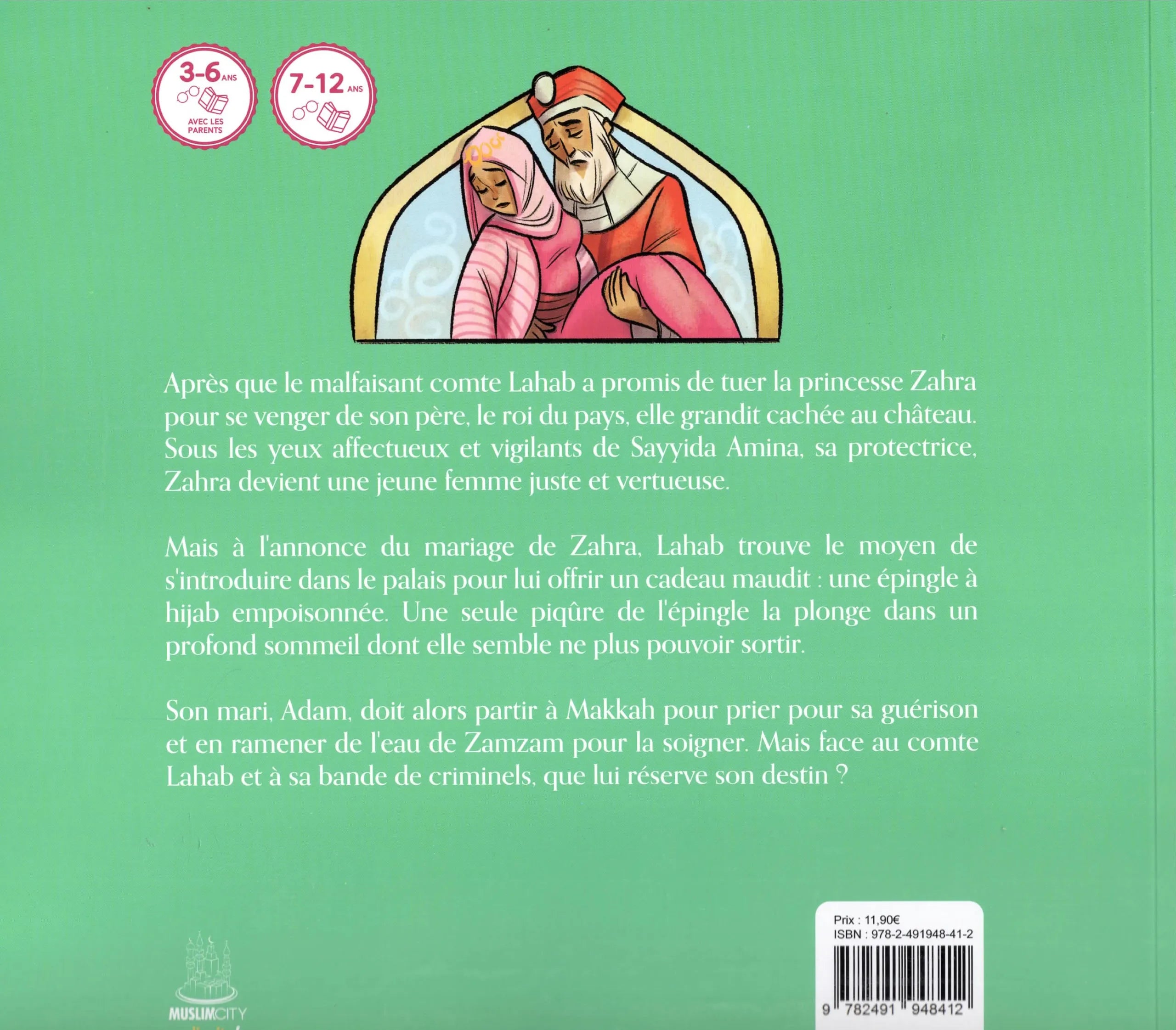 La Belle au bois dormant – Un conte musulman de Fawzia Gilani - MuslimCity Kids - Verso du livre