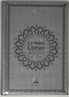 Le Saint Coran Bilingue (Arabe - Français) (Pages Arc en ciel) Argent - Albouraq