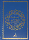 Le Saint Coran (Bilingue) et la traduction en langue française du sens de ses versets (20 x 28 cm) - Al Bouraq - Bleu Ciel
