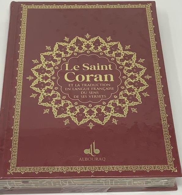 Le Saint Coran (Bilingue) et la traduction en langue française du sens de ses versets (20 x 28 cm) (Pages Arc-en-ciel) - Bordeaux