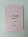 Le Saint Coran en Français, Arabe et Phonétique (Arc-en-ciel) - Format (17 x 24 cm) - Éditions Al Bouraq - Rose Clair