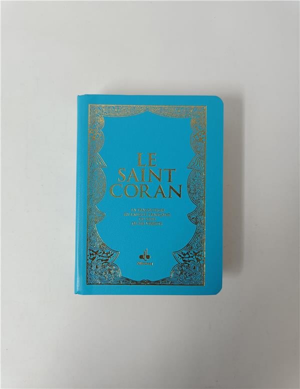Le Saint Coran et la traduction en langue française du sens de ses versets (Poche) Turquoise - Al Bouraq