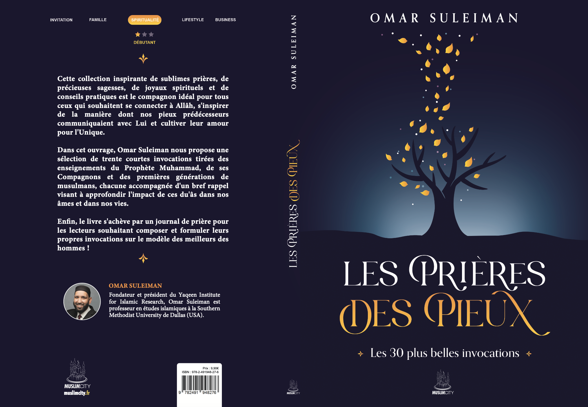 Les prières des pieux | Les 30 plus belles invocations d'Omar Suleiman - Editions MuslimCity