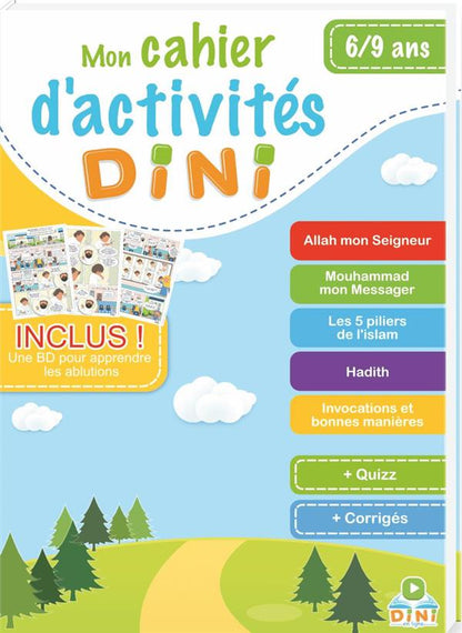 Mon Cahier D'activités Dini 6-9 Ans - Dini En Ligne