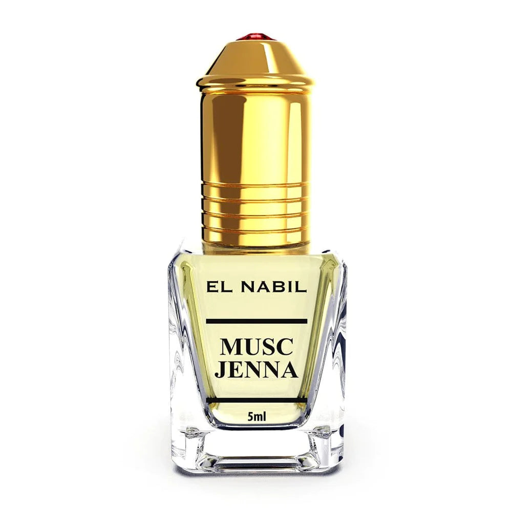 Musc Jenna - Parfum : Femmes - Extrait de Parfum Sans Alcool - El Nabil - 5 ml