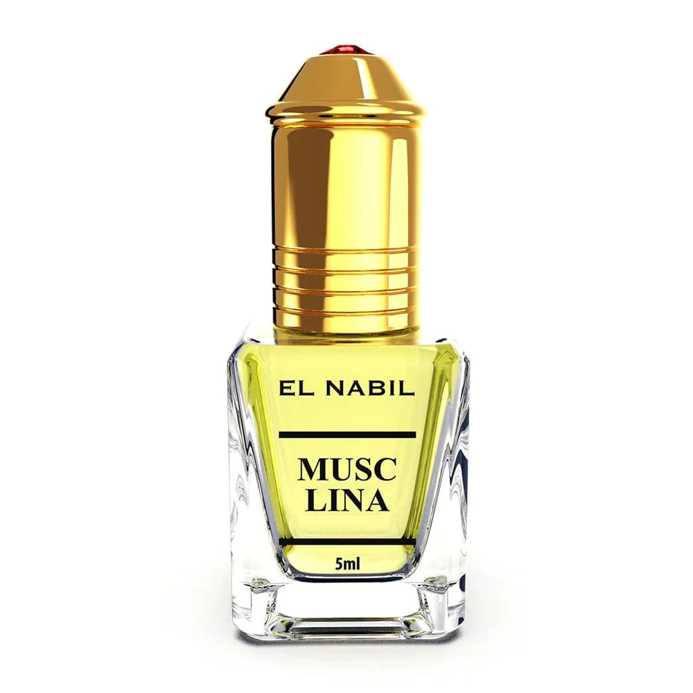 Musc Lina - Parfum : Femmes - Extrait de Parfum Sans Alcool - El Nabil - 5 ml