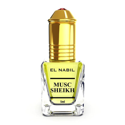 Musc Sheikh - Parfum : Homme et Femme - Extrait de Parfum Sans Alcool - El Nabil - 5 ml