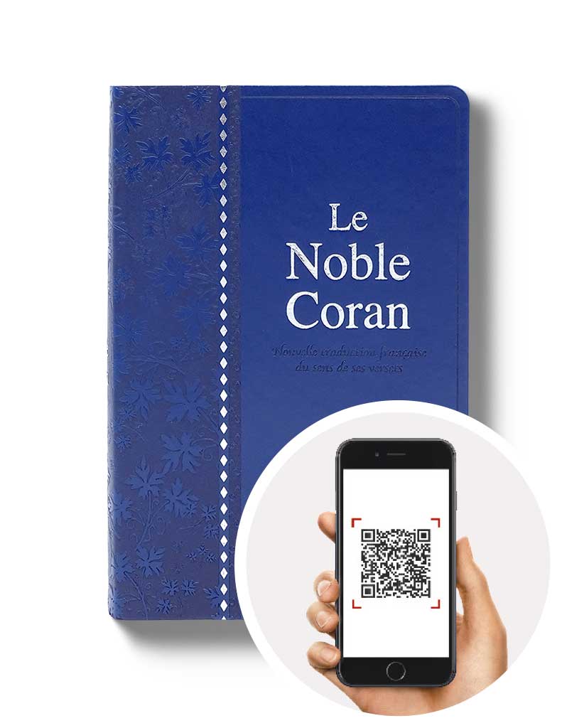 Le Noble Coran Excellence Bilingue de Poche avec Codes QR (Audio)
