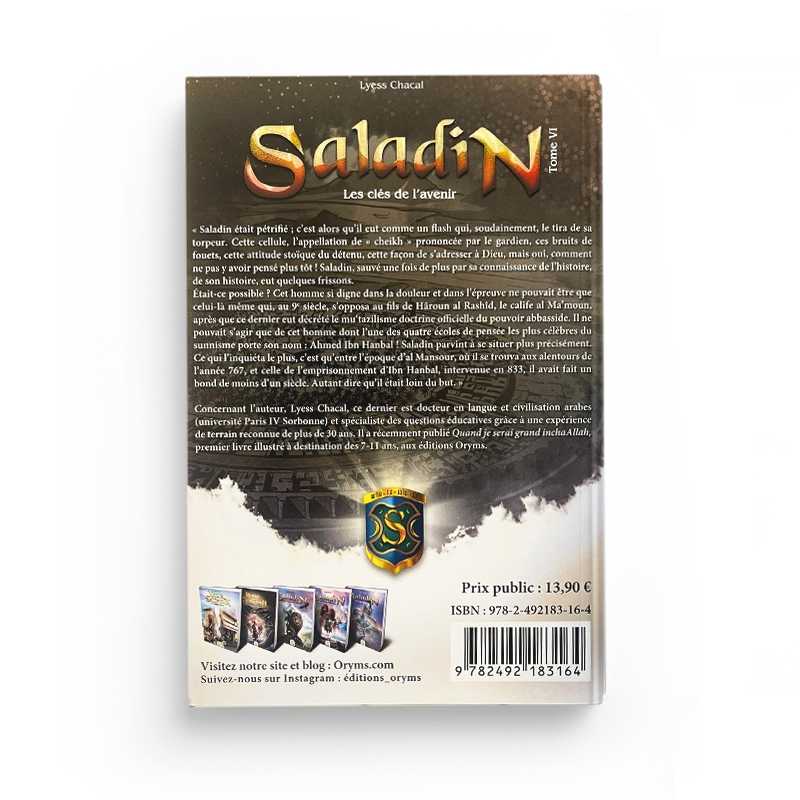 Saladin remonte le temps à la rencontre de l'histoire, Tome 6 - Les clés de l'avenir - Lyess Chacal Verso