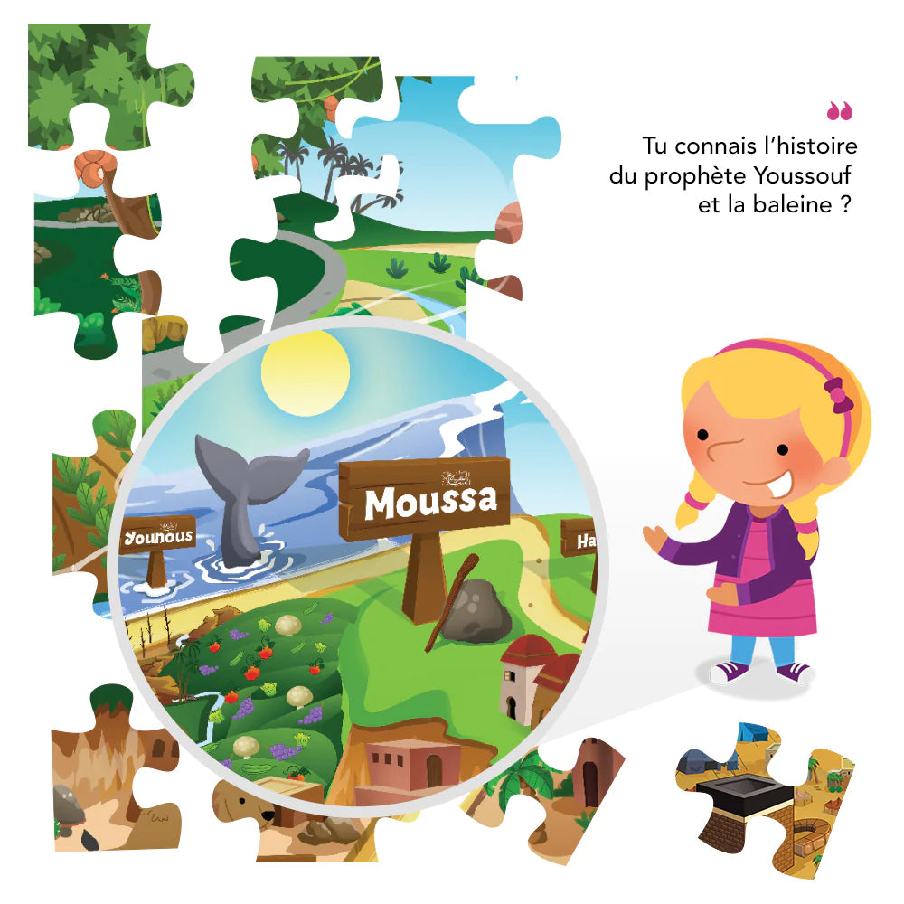 Puzzle : Voyage au pays des Prophètes - Learning Roots sur Moussa
