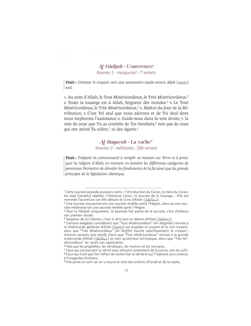 Mon Coran en français expliqué, tafsir - couleur blanc - Al Imam - Librairie Musulmane Al-imen
