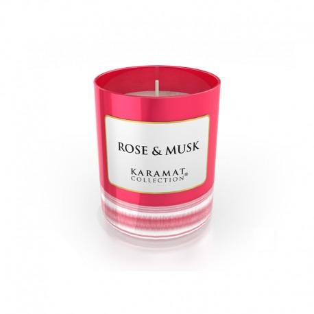 Bougie Parfumée Rose & Musk - Karamat Collection Al - imen
