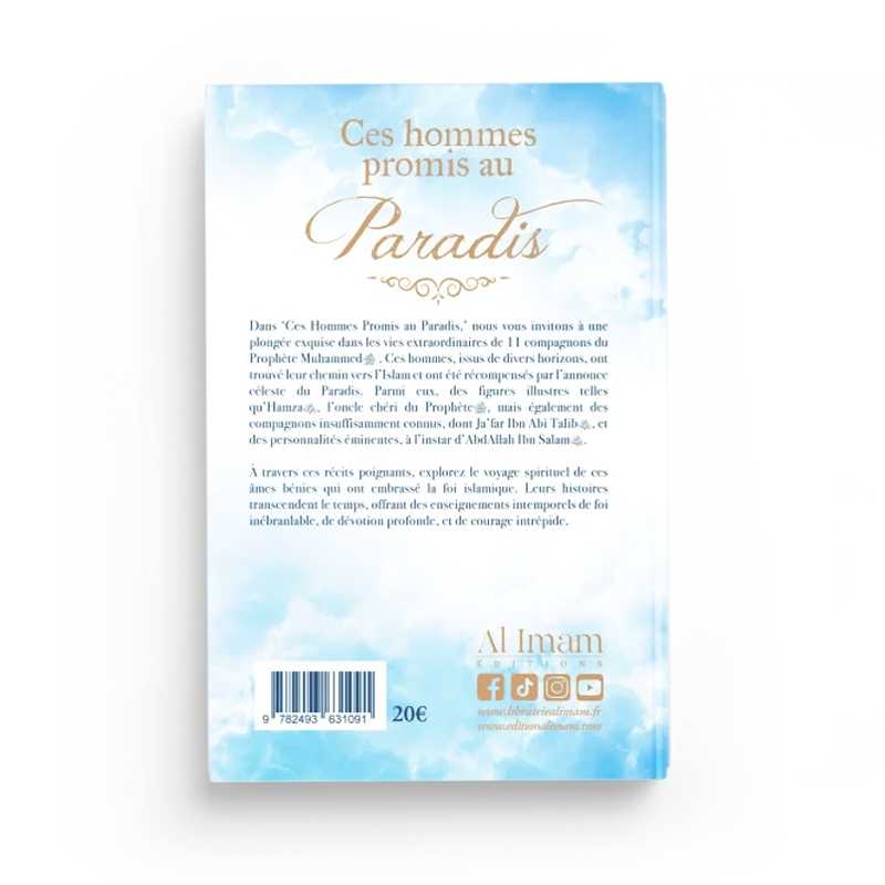 Verso du livre Ces hommes promis au Paradis - Ahmed Khalil Jumua - Éditions Al imam