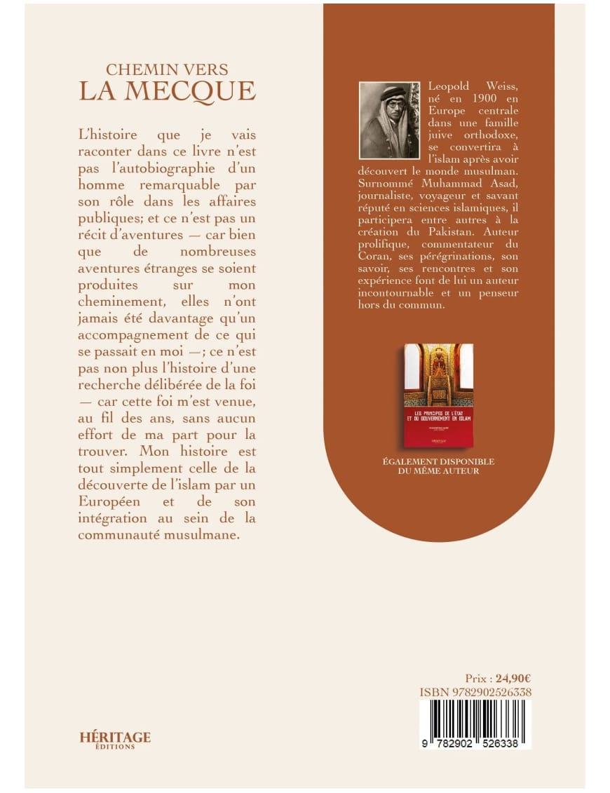 Chemin vers La Mecque - Muhammad Asad - Héritage - Al-Bayyinah Al-Bayyinah Livre > Islam > Essai 9782493295736 Librairie Musulmane Al-imen