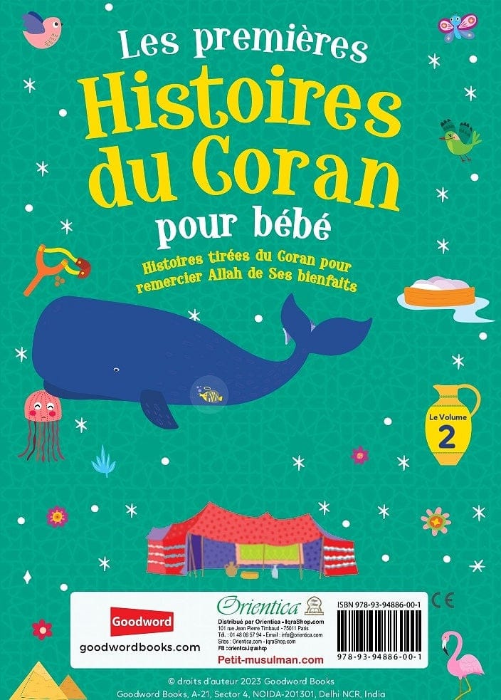 Coffret Les Premières Histoires du Coran pour Bébé — Volume 2 | Orientica | Livre Islam Enfants Orientica Livre Islam Enfant 9789394886001 Librairie Musulmane Al-imen