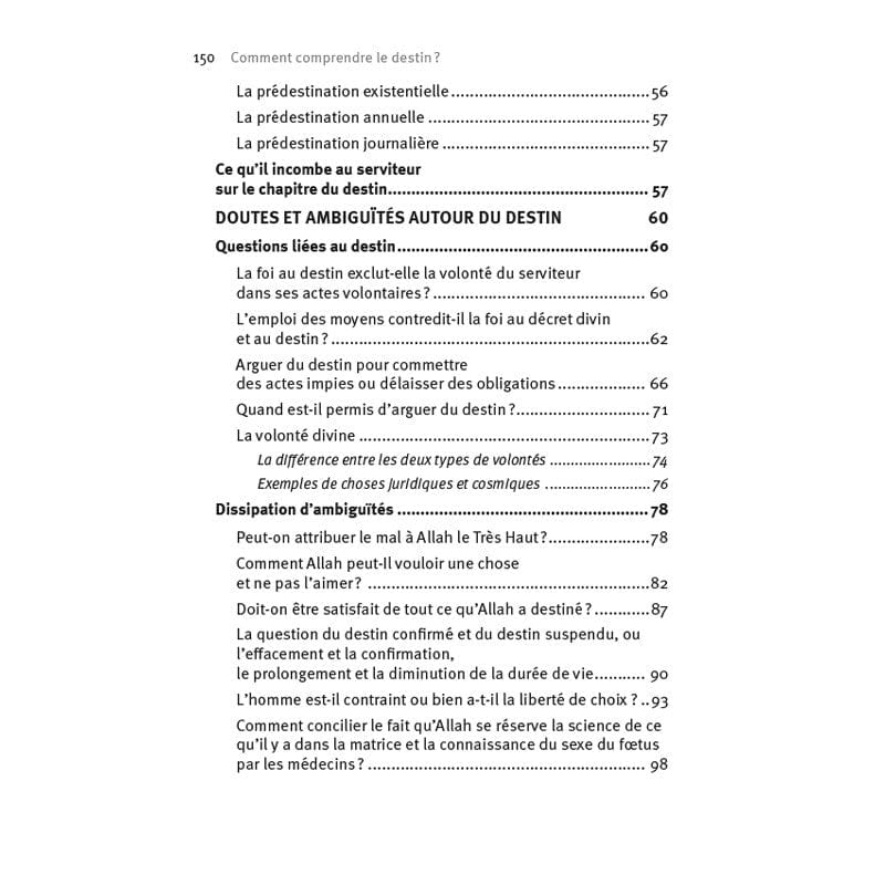 Comment comprendre le destin? par Muhammad al - Hamad Al - imen