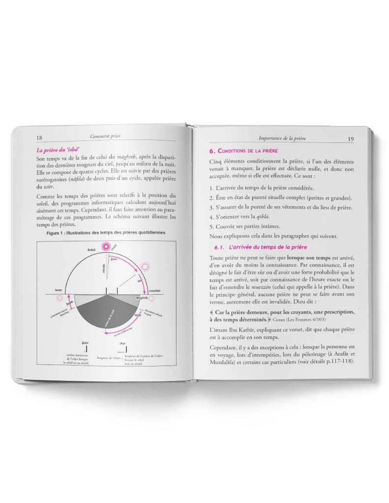 Comment faire la prière (Adolescents &amp;amp; Adultes) - Éditions Tawhid Tawhid Livre Islam Femme 9782848621043 Librairie Musulmane Al-imen