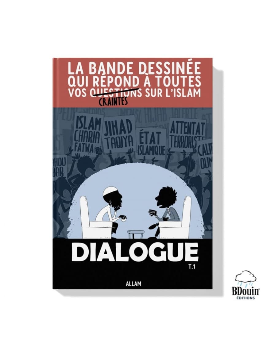 Dialogue, la BD qui répond à vos craintes et vos questions sur l'islam - Bdouin - BDouin BDouin Livre Islam Enfant 9789998770621 Librairie Musulmane Al-imen