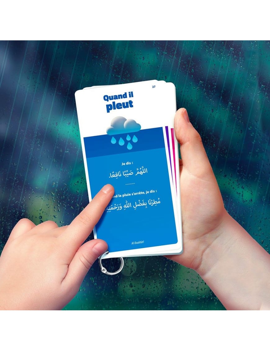 Dou’a Pocket - 50 jolies cartes d’invocations (Arabe, Français &amp; Phonétique) - Educatfal - Al-Bayyinah Al-Bayyinah Livre > Islam > Foi et Spiritualité 9782902526352 Librairie Musulmane Al-imen