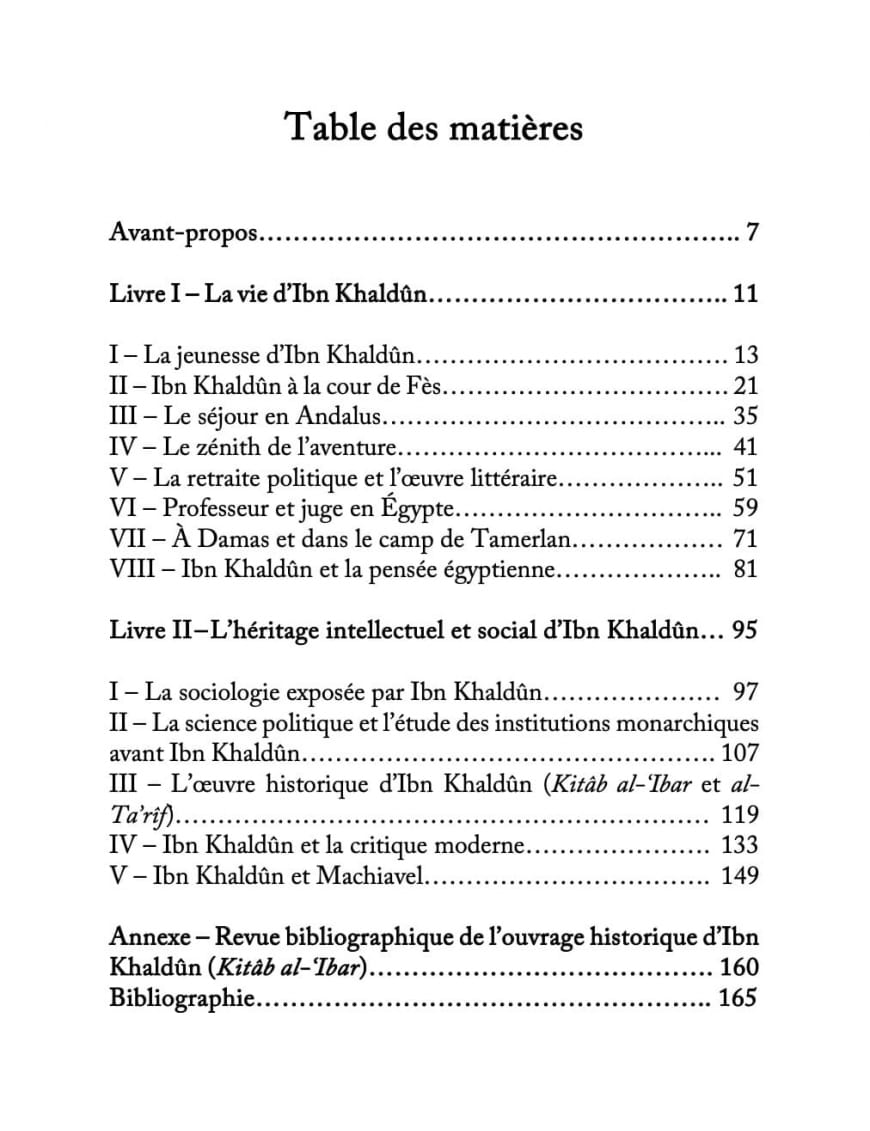 Ibn Khaldûn – Sa vie, son œuvre, sa pensée - Muhammad Abdullah Enan - Ribat - Sana Sana Livre > Islam > Biographie 9782917034316 Librairie Musulmane Al-imen