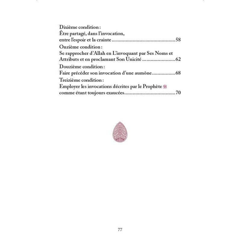 L'invocation qui n'est jamais rejetée - 'Abd Ar-Razzaq al-Badr - Editions al-hadith Al-Hadîth Livres > Islam > Invocations (Dou'as) 9782875451989 Librairie Musulmane Al-imen