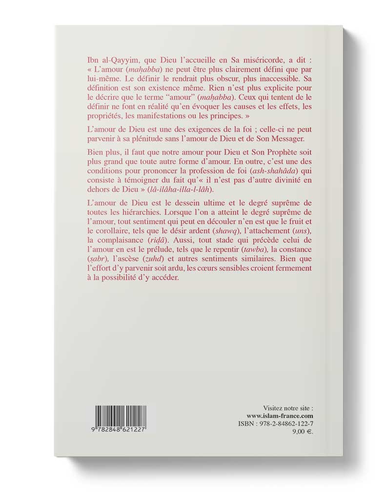 L'Amour de Dieu et du Prophète - Éditions Tawhid Tawhid Livre > Islam > Foi et Spiritualité 9789847621227 Librairie Musulmane Al-imen