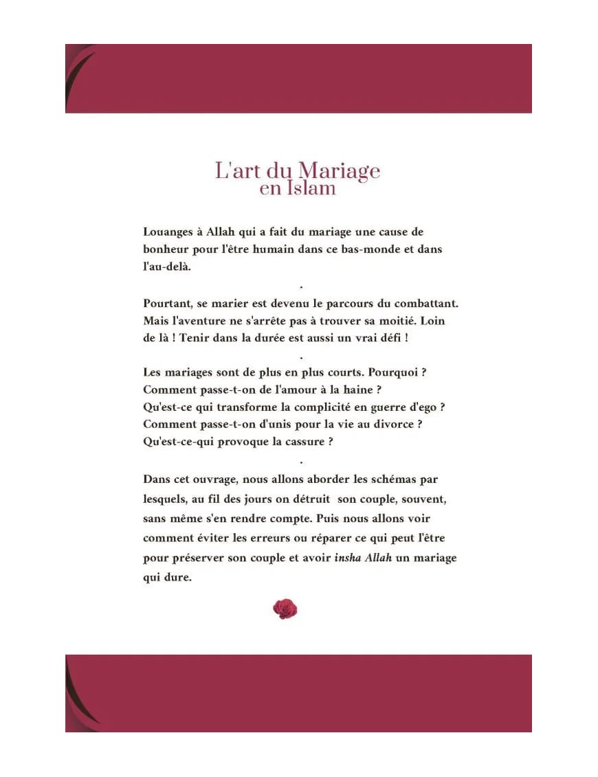 L'art du mariage en Islam : les erreurs à éviter pour préserver votre couple - Irada & Ihsan - Éditions Assia Assia Livre Islam Mariage 9782350060200 Librairie Musulmane Al-imen