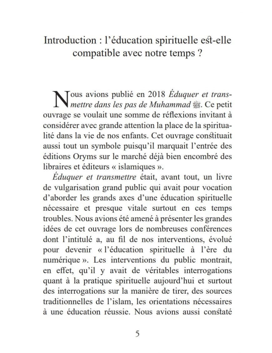 L'éducation spirituelle à l'ère du numérique - Oryms - Lyess Chacal - Éditions Oryms Oryms Livre Islam Enfant 9782492183102 Librairie Musulmane Al-imen