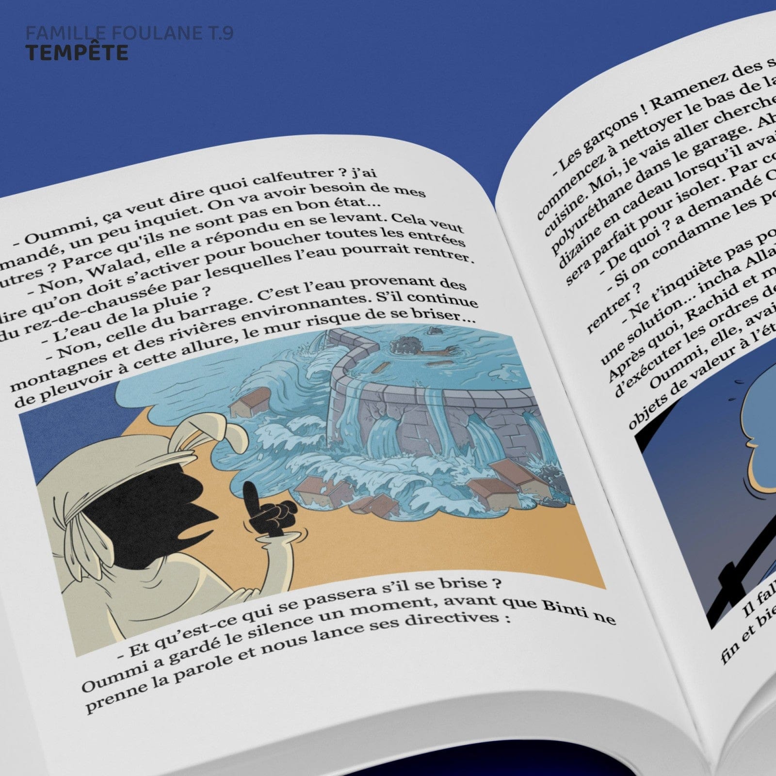 La Famille Foulane (Tome 9) : Tempête - NORDINE ALLAM - BDouin - Muslim Show BDouin Livre Islam Enfant 9789998797819 Librairie Musulmane Al-imen