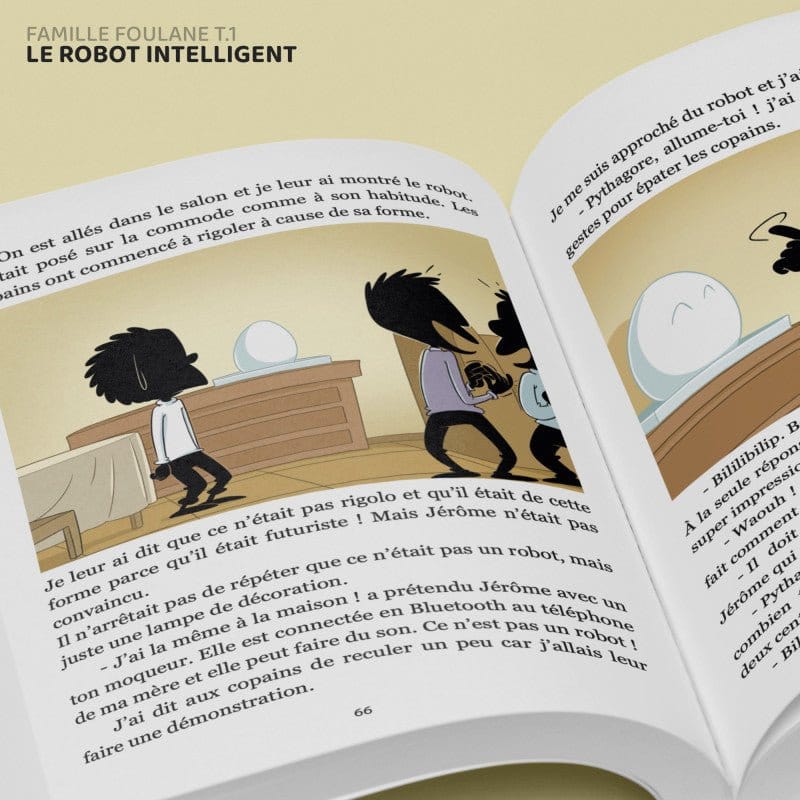 La Famille Foulane (Tome1) - Le Robot Intelligent  BDouin BDouin Livre Islam Enfant 9789998797871 Librairie Musulmane Al-imen