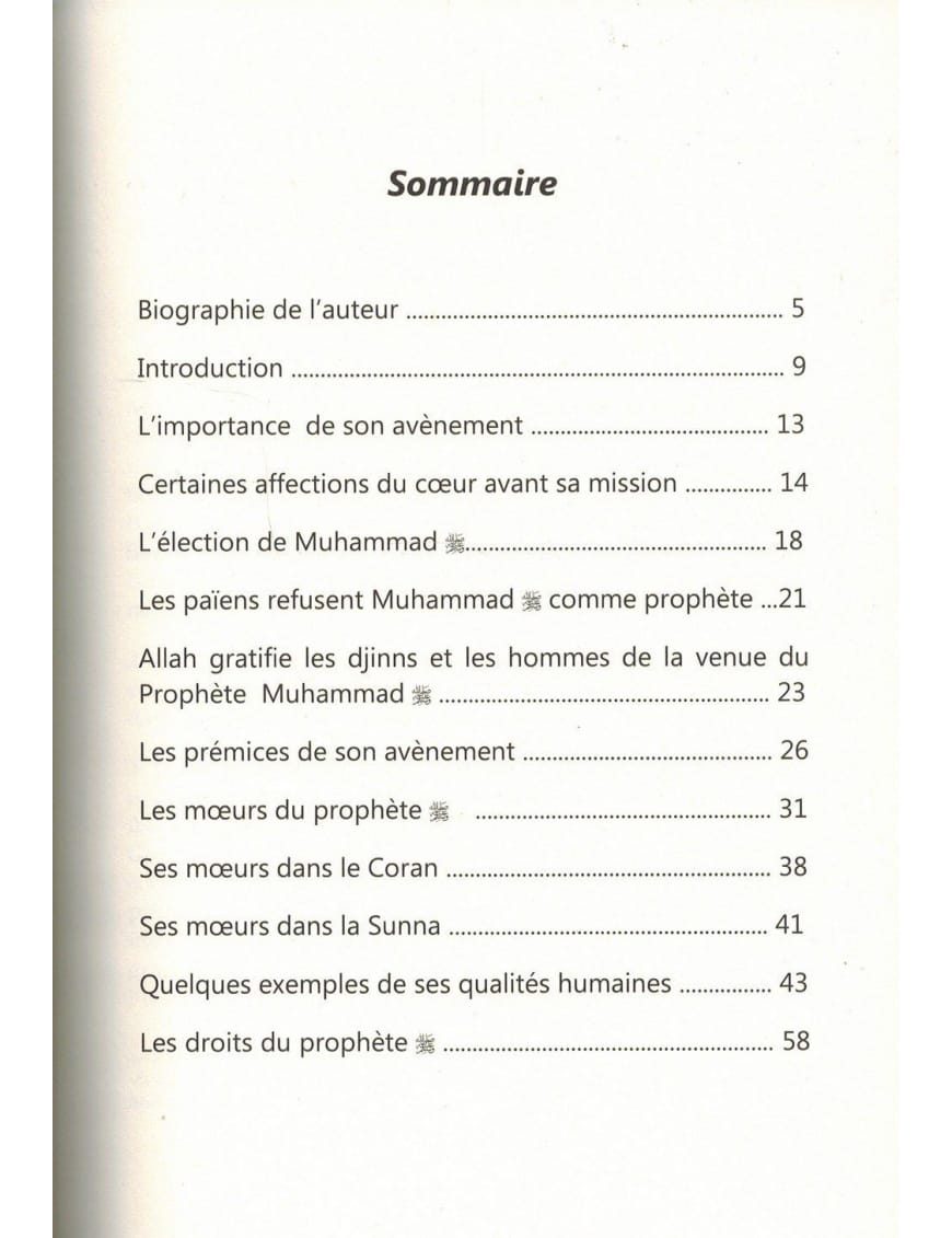 Le comportement du Prophète ﷺ - Shaykh 'Abd Al-Muhsin Al-'Abbad - Dar Al-Muslim Dar Al-Muslim Livre > Islam > Biographie 9782356354075 Librairie Musulmane Al-imen