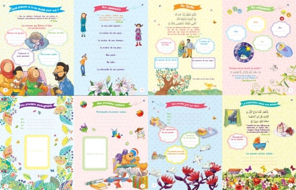 Le Livre de Mon Bébé Musulman (Rose) — Orientica | Carnet Souvenir Islam Fille Orientica Livre Islam Enfant 9789386589057 Librairie Musulmane Al-imen