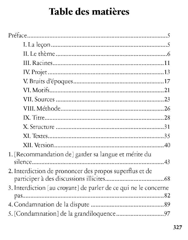 Le livre du silence par Ibn Abî al - Dunyâ Al - imen